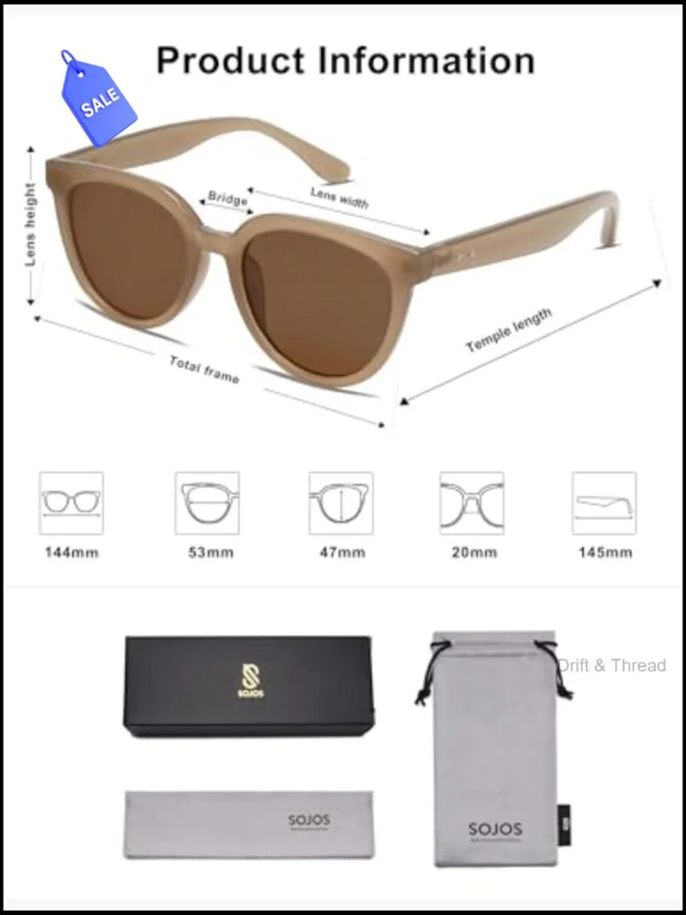 Cat Eye Polarized Sunglasses for Women UV Protection